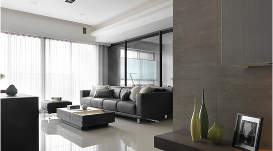 灰色演绎的140平时尚三居 简洁得恰到好处 灰色演绎的140平时尚三居 简洁得恰到好处