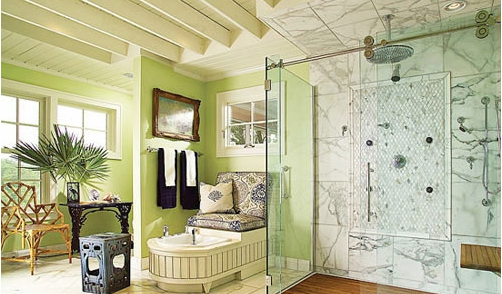 卫生间走小清新路线