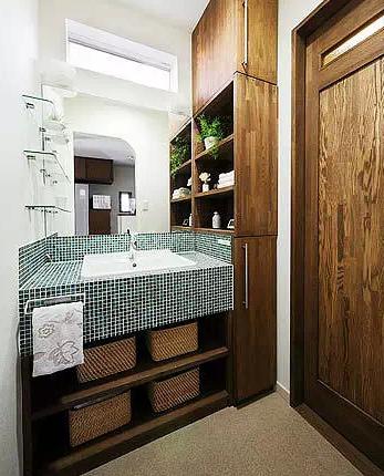 3㎡空间收纳!8款精致的卫浴间收纳设计