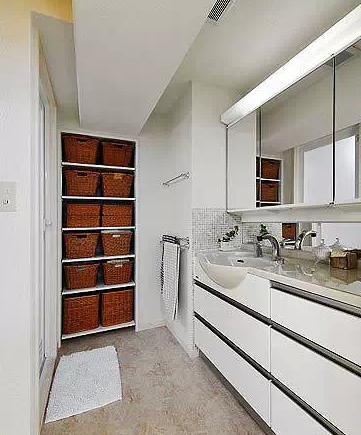 3㎡空间收纳!8款精致的卫浴间收纳设计