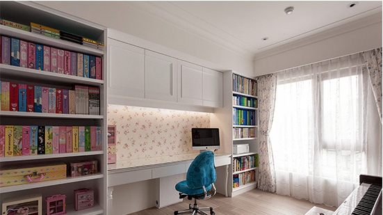 将活泼和优雅结合的家 一看就知道屋主是女儿控