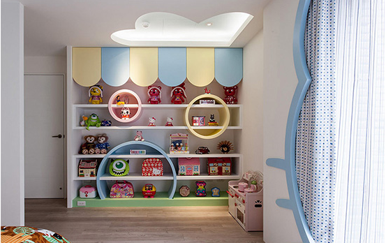 将活泼和优雅结合的家 一看就知道屋主是女儿控