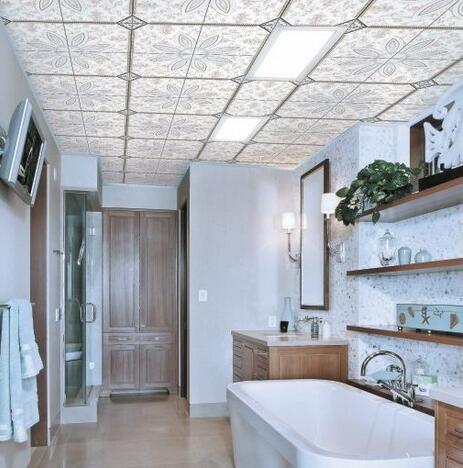 四个部分精挑卫浴间的铝扣板