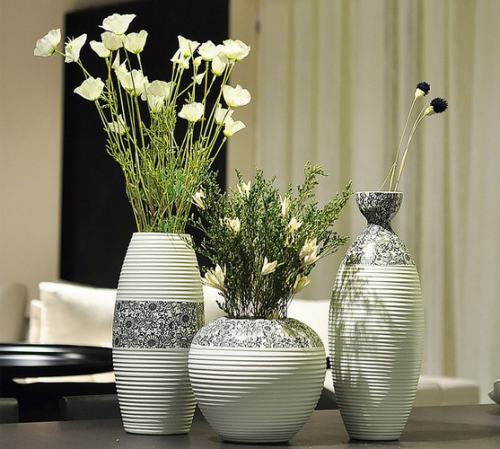 客厅花瓶的摆放 从来不知道花瓶可以这样美