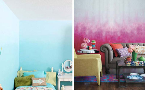 家居渐变色墙面装修技巧 家居渐变色墙面装修技巧