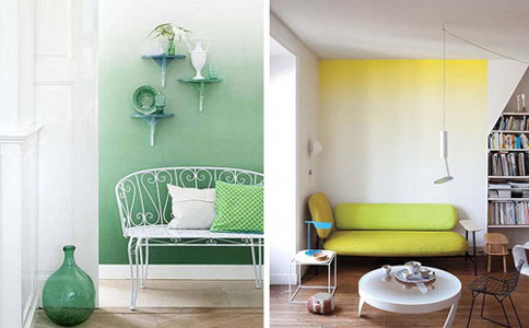 家居渐变色墙面装修技巧 家居渐变色墙面装修技巧
