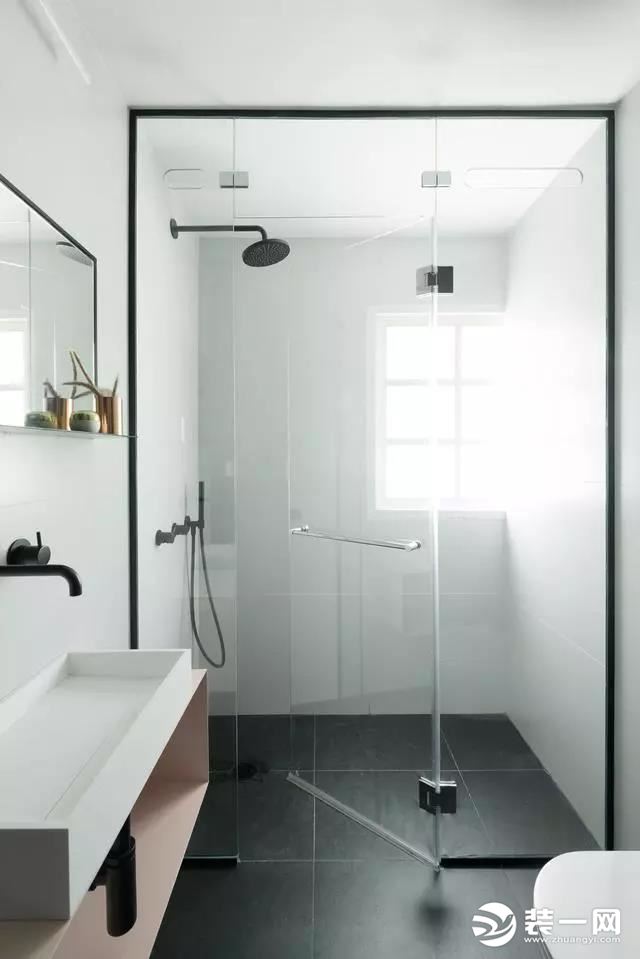 75平米老房改造卫生间效果图