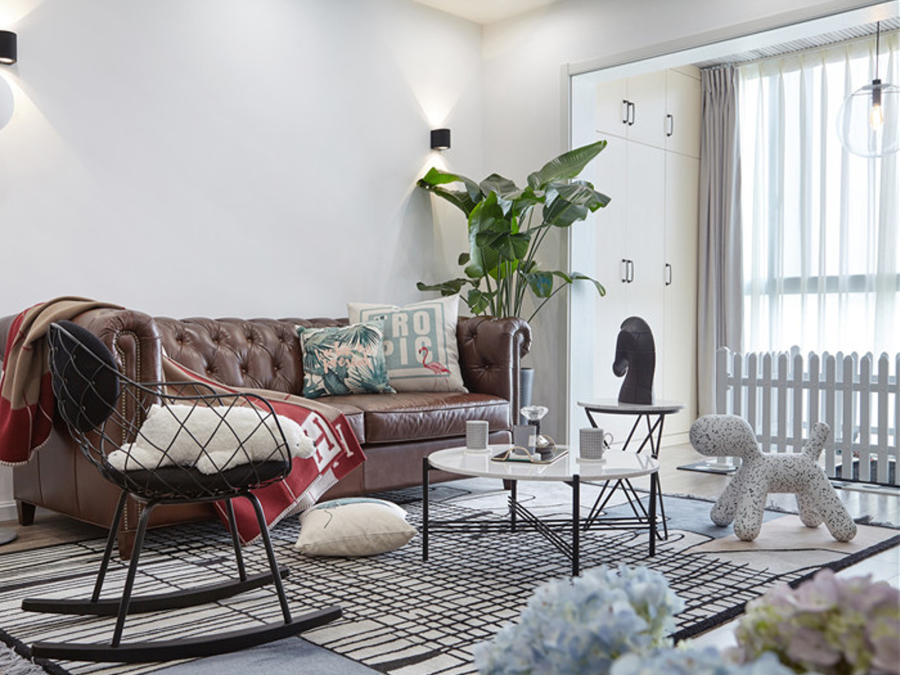 仅仅花了8万元，就把93平米的二居室装修的美轮美奂！-玉海园装修