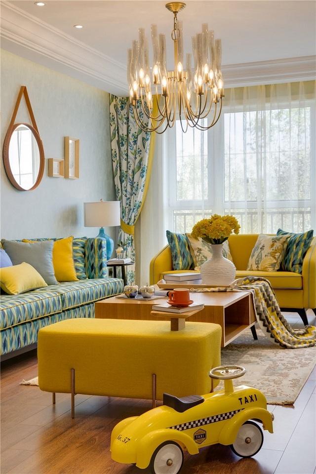 这大概是我见过的最美的装修案例了，色彩搭配很棒